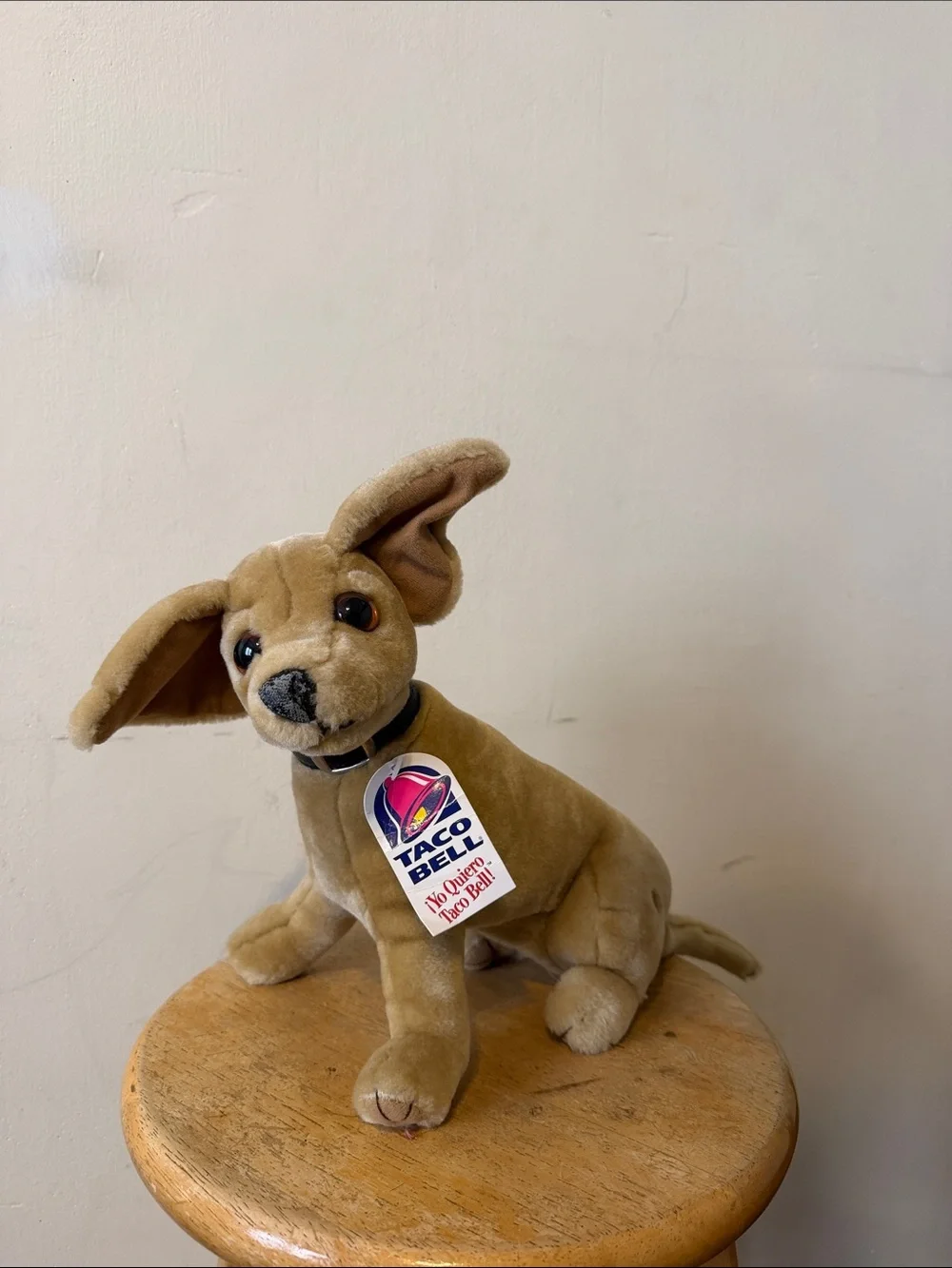 Taco Bell Chihuahua Plush Dog Toy - Tan